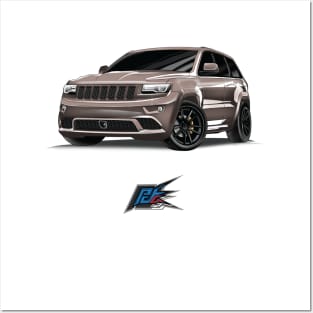 jeep cherokee srt8 bronze Posters and Art